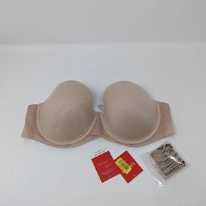 Spanx pillow cup strapless bra nwot